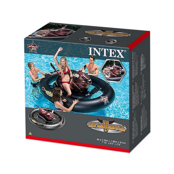 Продукт Intex Плаващ бик - Забавен надуваем остров, 239х196х81см. - 0 - BG Hlapeta