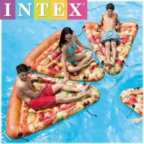 Intex - Надуваем дюшек Пица, 175х145см.