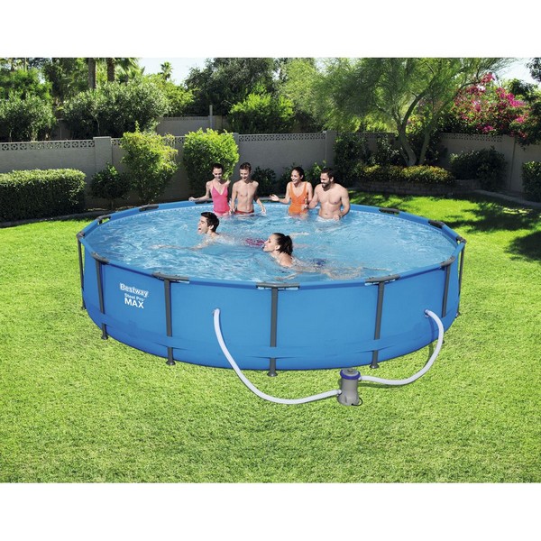 Продукт Bestway Steel Pro Frame Pool - Сглобяем басейн с помпа 427x84см  - 0 - BG Hlapeta