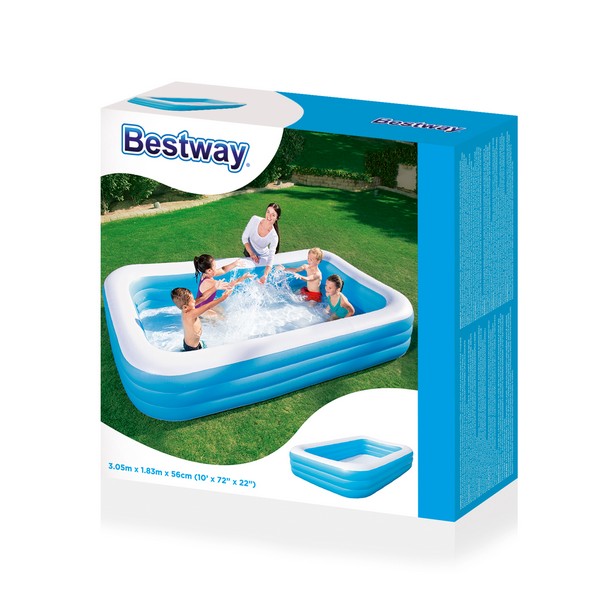 Продукт Bestway Family Blue  - Надуваем басейн 305 x 183 x 56 cm - 0 - BG Hlapeta