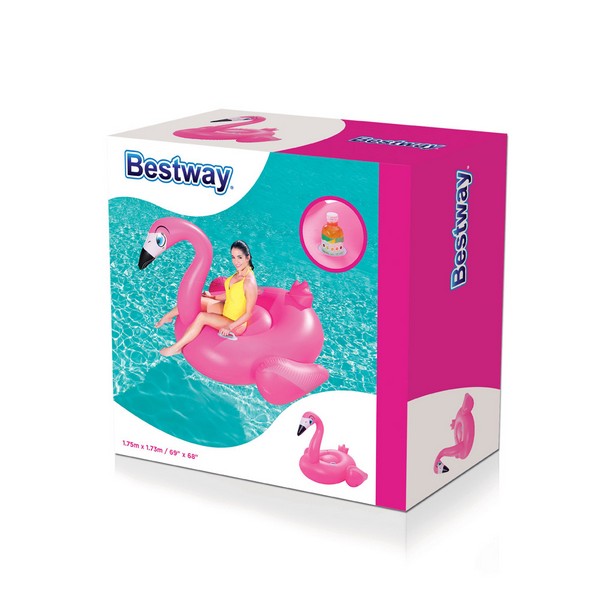 Продукт Bestway - Надуваемо фламинго голямо 175x173см  - 0 - BG Hlapeta