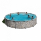 Продукт GRE CERDENA - Сглобяем басейн с метална стена , кръг, имитация на камък, ф460 h 120см. - 4 - BG Hlapeta