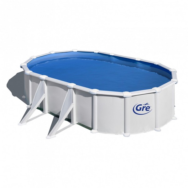 Продукт GRE FIJI - Сглобяем басейн с метална стена ,овал, 610 x 375 h 120см. - 0 - BG Hlapeta
