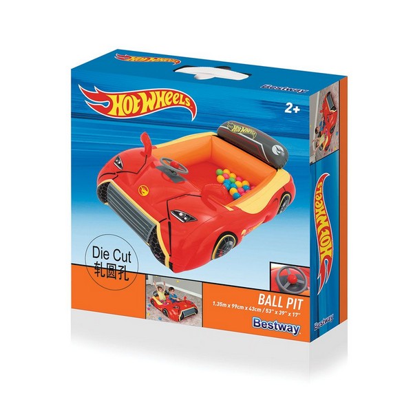 Продукт BESTWAY HOT WHEELS - Надуваема кола  135 x 99 x 43 см. - 0 - BG Hlapeta