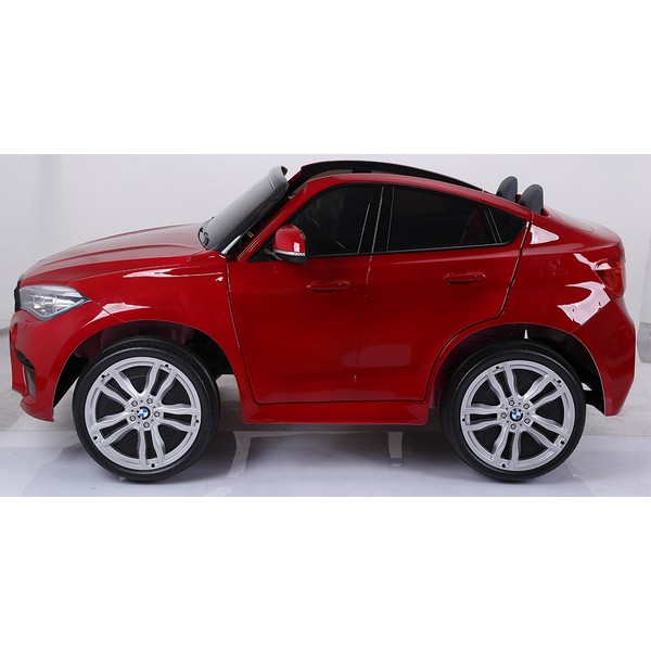 Продукт Акумулаторен джип BMW X6M, 12V с меки гуми и кожена седалка - 0 - BG Hlapeta