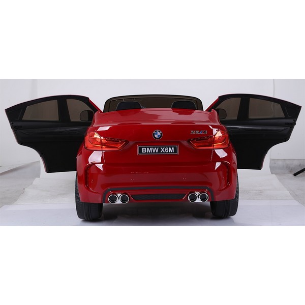 Продукт Акумулаторен джип BMW X6M, 12V с меки гуми и кожена седалка - 0 - BG Hlapeta