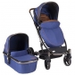 Продукт KikkaBoo Divaina TrueNavi Blue - Комбинирана бебешка количка 2 в 1  с кош за новородено - 6 - BG Hlapeta