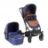 KikkaBoo Divaina TrueNavi Blue - Комбинирана бебешка количка 2 в 1  с кош за новородено
