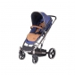 Продукт KikkaBoo Divaina TrueNavi Blue - Комбинирана бебешка количка 2 в 1  с кош за новородено - 3 - BG Hlapeta