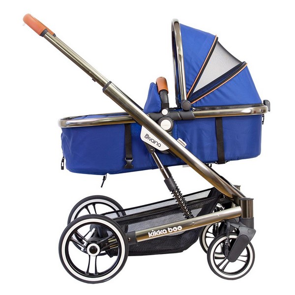 Продукт KikkaBoo Divaina TrueNavi Blue  - Комбинирана бебешка количка 2 в 1 с трансф. седалка  - 0 - BG Hlapeta