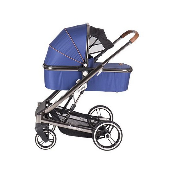 Продукт KikkaBoo Divaina TrueNavi Blue  - Комбинирана бебешка количка 2 в 1 с трансф. седалка  - 0 - BG Hlapeta