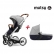 Mutsy i2 UN - Пакет Шаси  + Кош за новородено и Седалка и сенник Mutsy i2 Pure Cloud 