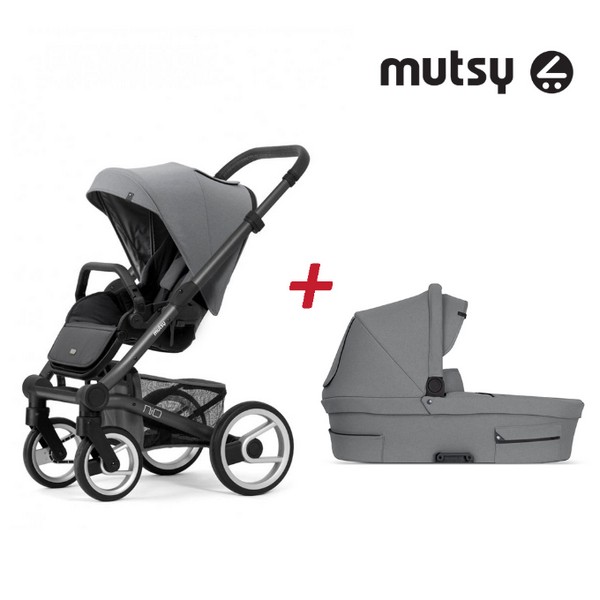 Продукт Mutsy Nio - Пакет Шаси + Кош за новородено, седалка и сенник Mutsy Nio Inspire Light Shade  - 0 - BG Hlapeta