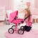 BAYER CITY STAR - Детска количка за кукли с чанта и кош за новородено 