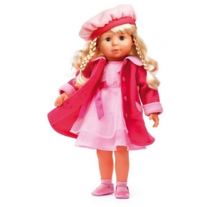 BAYER МАРИЯ - Пееща и говореща кукла с розово палто 