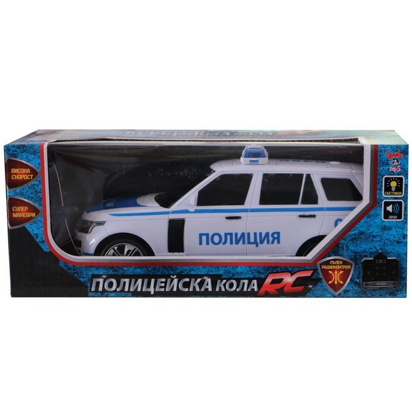 Продукт TTOYS - Полицейска кола със звук и светлина с дистанционно управление  - 0 - BG Hlapeta