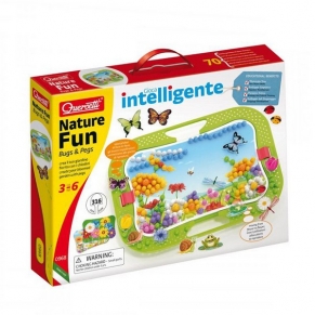 QUERCETTI NATURE FUN BUGS AND PEGS - Мозайка 316 части  