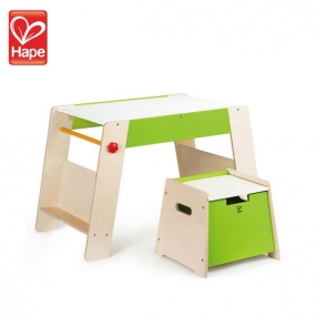 Hape - Комплект дървена маса и столче 