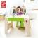 Hape - Комплект дървена маса и столче 