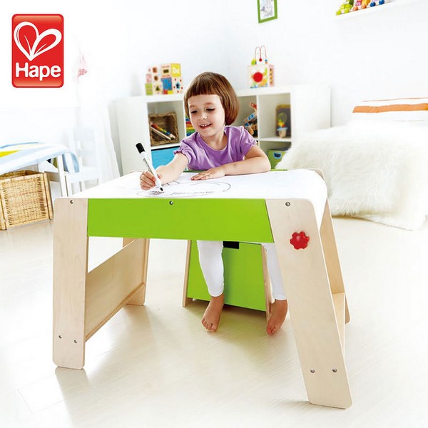 Продукт Hape - Комплект дървена маса и столче  - 0 - BG Hlapeta