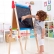 Hape - Детска дървена двустранна дъска за рисуване  3