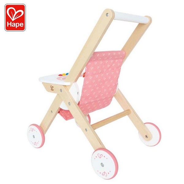 Продукт Hape - Детска дървена количка за кукли  - 0 - BG Hlapeta