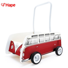 Hape Red Bus - Детска дървена проходилка 