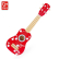 Hape Red Ukulele - Детска дървена китара 54см 