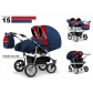 Продукт Mikado Duet Lux 3в1 - Детска количка за близнаци  - 7 - BG Hlapeta