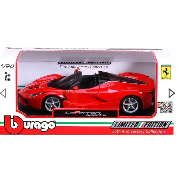Продукт Bburago Ferrari LaFerrari Aperta - кола 1:24 - 0 - BG Hlapeta