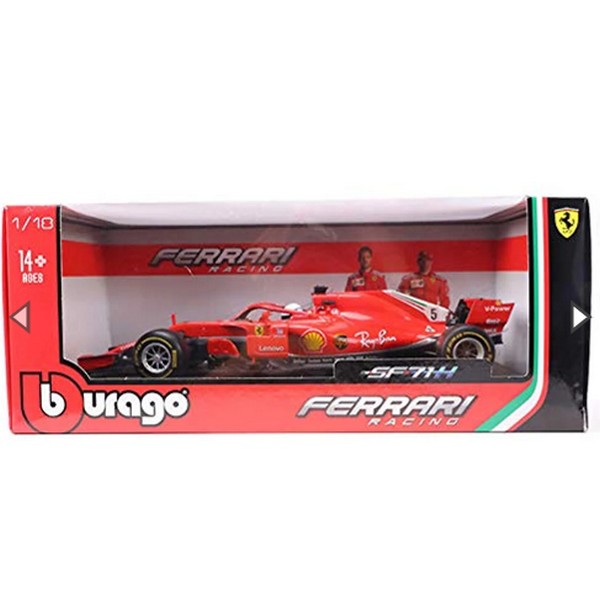 Продукт Bburago Ferrari  Ferrari F1 SF71H - кола 1:18 - 0 - BG Hlapeta