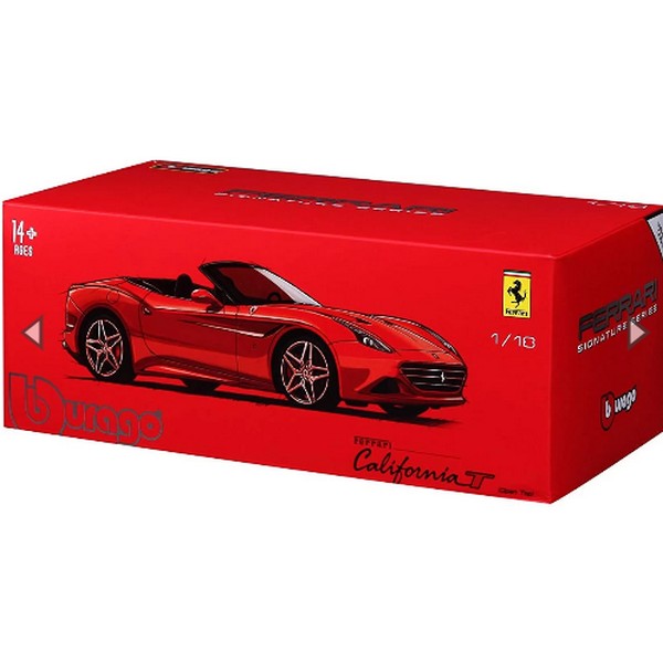 Продукт Bburago Ferrari California T, бяло - кола 1:18 - 0 - BG Hlapeta