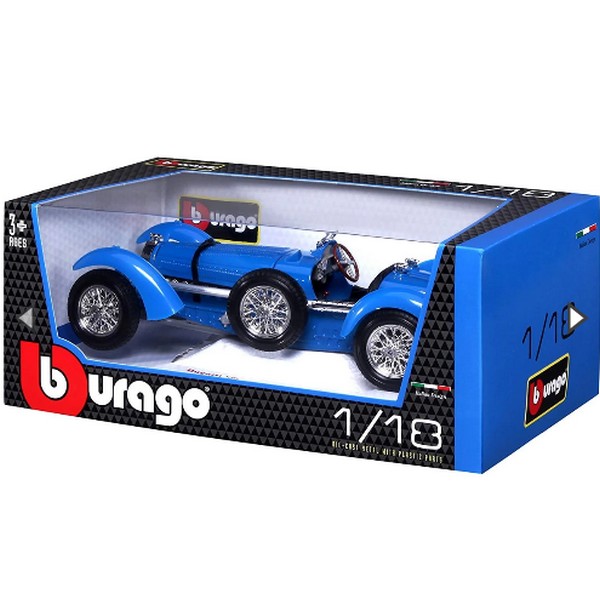Продукт Bburago Plus Bugatti Type 59 - кола  1:18 - 0 - BG Hlapeta