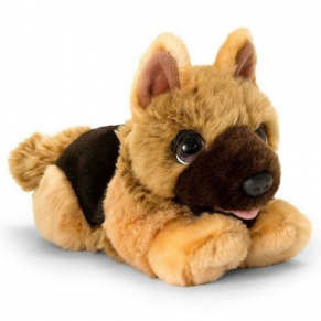 Keel Toys Немска овчарка - Плюшено легнало куче 32 см.