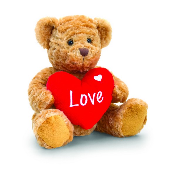 Продукт Keel Toys За влюбени Бакстър - Мече със сърце 25 см. - 0 - BG Hlapeta