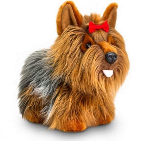 Keel Toys Йорки - Плюшено стоящо куче 30 см.