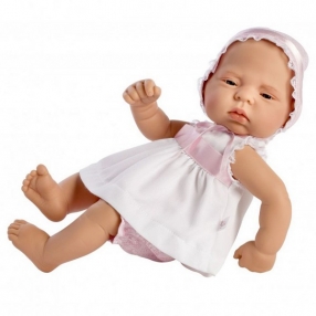 Asi - Кукла-бебе Лучия с бяла рокличка