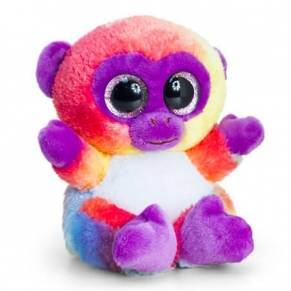 Keel Toys Анимотсу - Плюшена цветна маймунка 15 см.