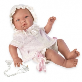 Asi - Кукла-бебе Мария с плетено тоалетче и шапка