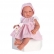Asi - Кукла-бебе Мария с розова рокля на бели точки 1