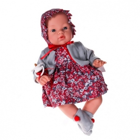 Asi - Кукла-бебе Коке с рокля и шапка на цветя
