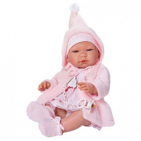 Asi - Кукла-бебе Мария с розово палтенце