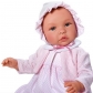 Продукт Asi - Кукла-бебе Лея с рокля, плетена жилетка и шапка - 1 - BG Hlapeta