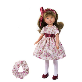 Asi - Кукла Силия с рокля на цветя, 30 см