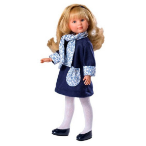 Asi - Кукла Силия с рокля с флорални мотиви, 30 см