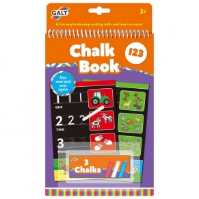 Galt Toys Цифри - Книжка за рисуване с тебешири