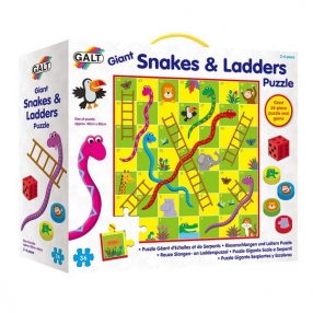Galt Toys Змии и стълби - Гигантски пъзел-игра