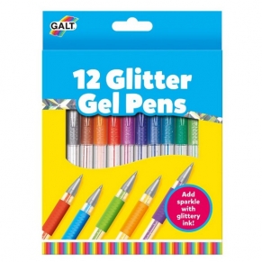 Galt Toys - 12 блестящи гел химикалки