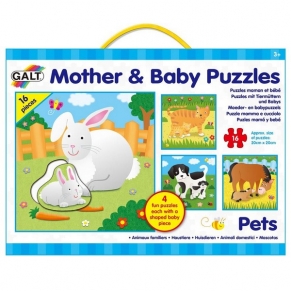 Galt Toys Майки и бебета 4 пъзела в кутия  - Домашни любимци