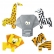 Galt Toys Животни от джунглата - Оригами 2